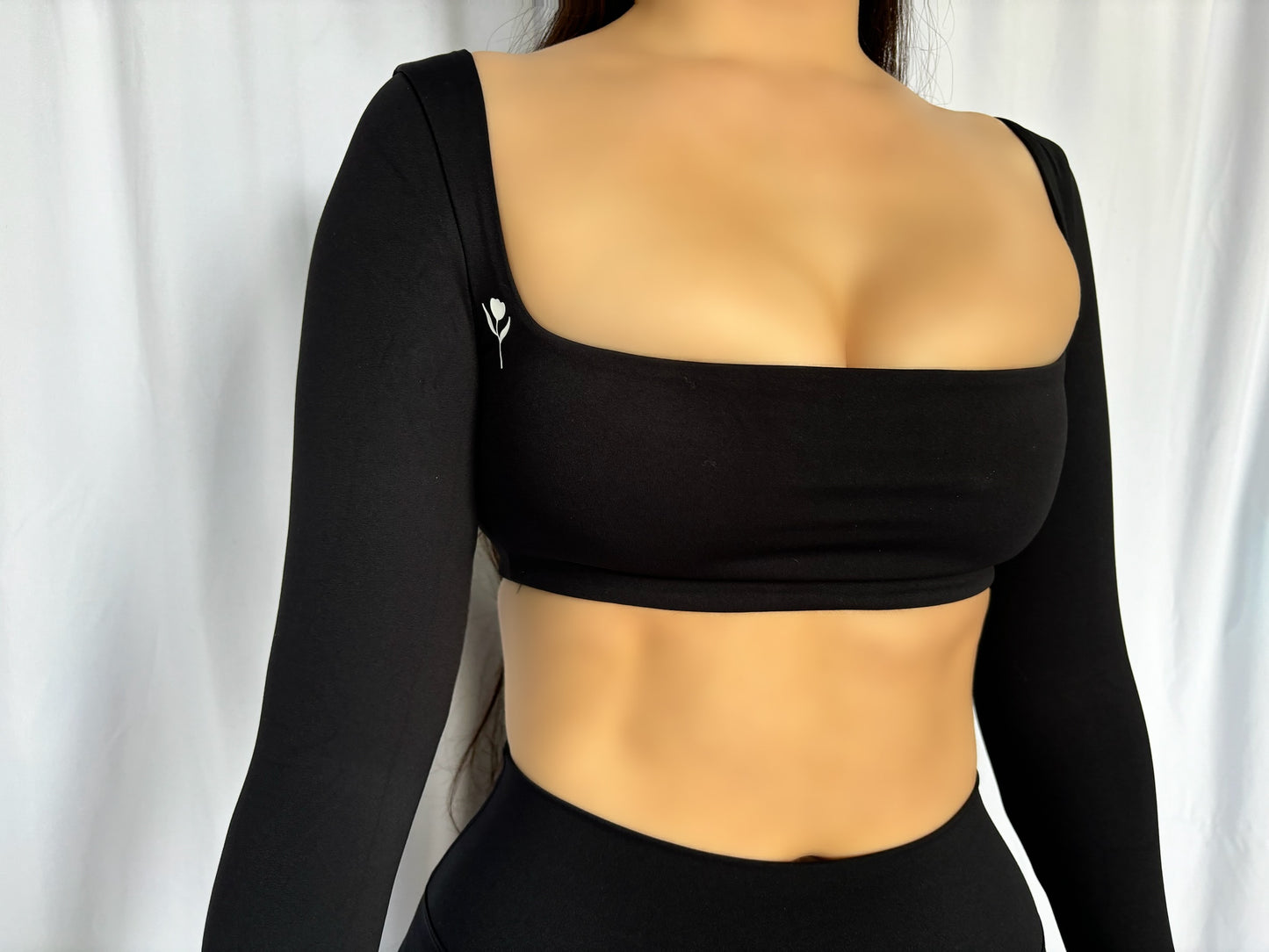 Long Sleeve Crop Top